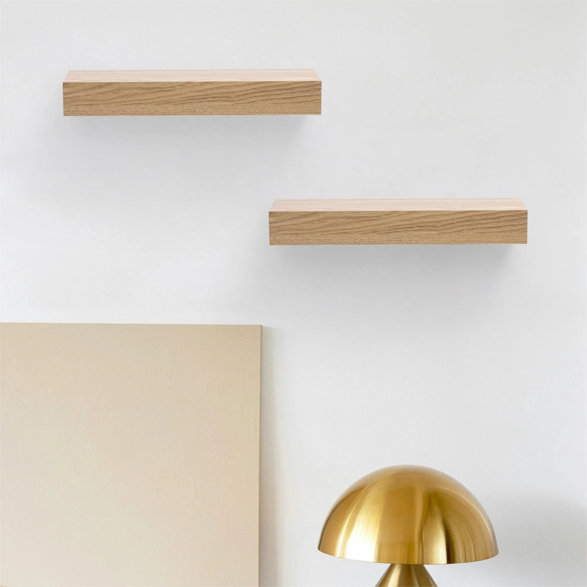 Floating Shelves 11.8" Wall Mounted Wood Shelves for Bathroom, Bedroom, Living Room, Kitchen, Hanging Shelf, Maple