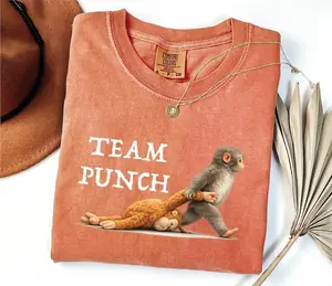 Team Punch Comfort Colors T-Shirt, Baby Monkey Punch Shirt