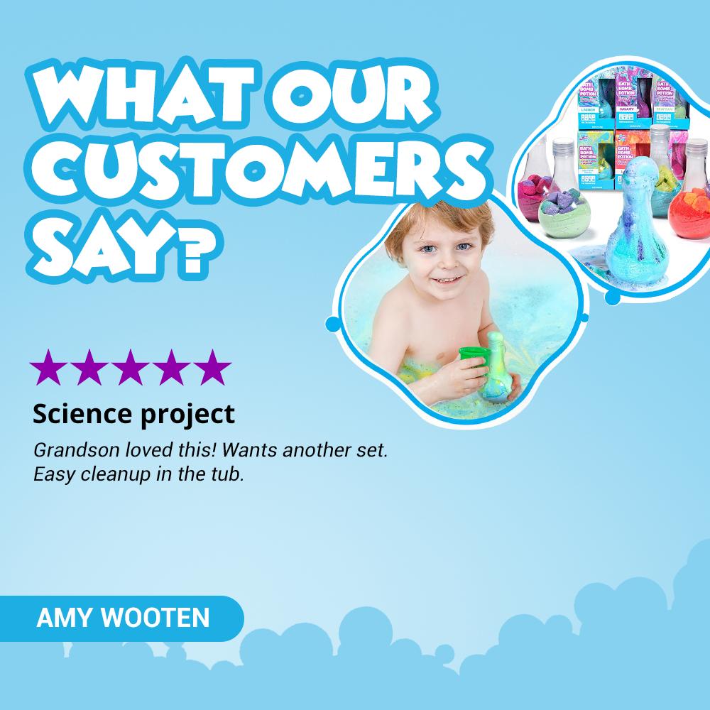 Kids Bath Bomb Potion – 6-Pack Fizzing, Foaming & Bubbling Bath Bombs for Toddlers & Kids – Colorful, Erupting Bath Toy Set for Interactive Tub Time Fun – Non-Toxic, Kid-Safe Ingredients – Sensory Play & STEM-Inspired Bath Experience Kids Bath Bomb Potion – 6-Pack Fizzing, Foaming & Bubbling Bath Bombs for Toddlers & Kids – Colorful, Erupting Bath Toy Set for Interactive Tub Time Fun – Non-Toxic, Kid-Safe Ingredients – Sensory Play & STEM-Inspired Bath Experience