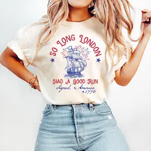 So Long London 4th of July , ie Fangirl, Gift For Her, Fourth Of July Shirt, Oversized Trendy Tee, July 4th Shirt T-shirts, Crewnecks, Hoodies – Gifts Suitable for Anyone