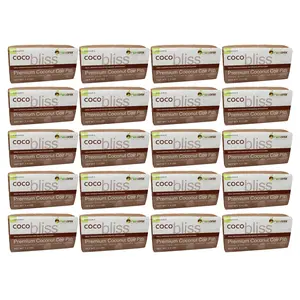 Plantonix Coco Bliss Premium Organic Coconut Coir Pith, 650GM Bricks (20 Pack)