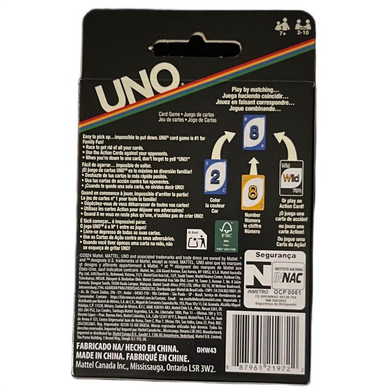 Uno Retro Card Game by Mattel - Classic Family Fun for 2-10 Players