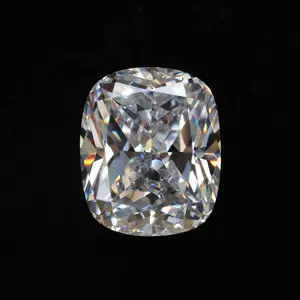 Effinny Synthetic Moissanite Loose Stone,D-Color VVS Clear 2.0ct/3.0ct/4.5ct Elongated Cushion Cut Outdoorfun