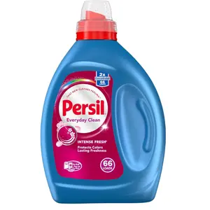 Laundry Detergent Liquid, Intense Fresh Scent, High Efficiency (HE), Deep Stain Removal, 2X Concentrated, 50 fl oz, 66 Loads, (Packaging May Vary)