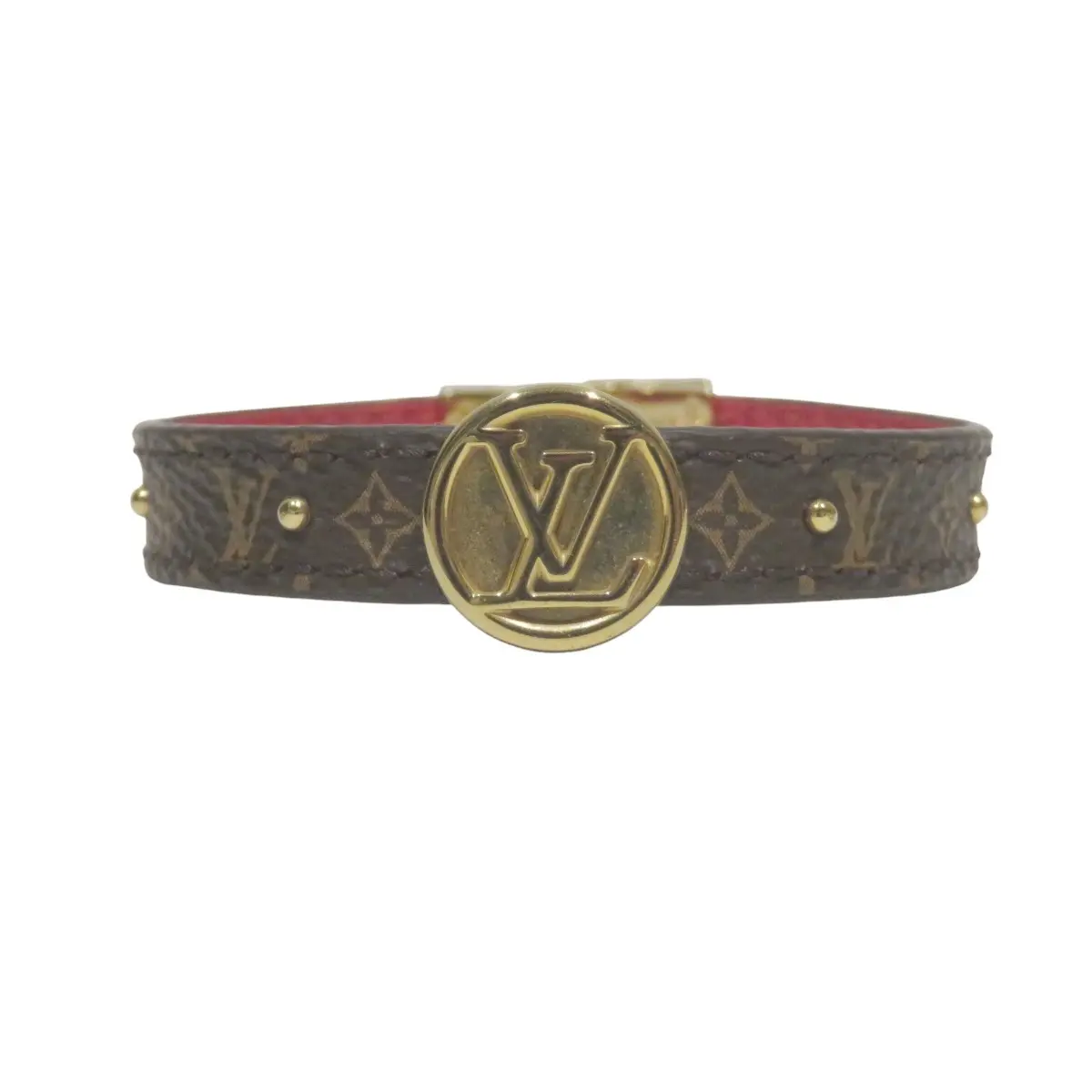 Pre-owned Louis Vuitton Canvas Small Leather Goods Monogram Bracelet