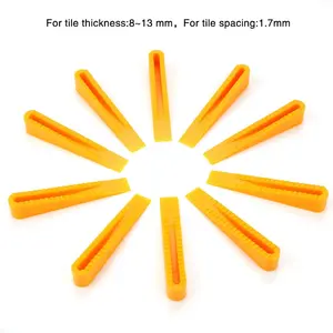 Tile Leveling Wedges Pack (plastic Material), 1 Bag of 100/200 Pieces, Ideal for Professional Construction & DIY Installation