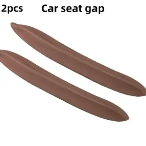 2pcs Car Seat Leak-Proof Sealing Strips, Universal Interior Gap Filler, Multi-Functional Anti-Leak Clips, No Glue Installation, Car Decoration