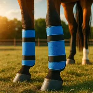 Horse Fly Protection Leg Guard, Breathable Insect Shield for Outdoor Horse Farms and Racing, Equestrian Equipment, Anti-Mosquito Leg Cover