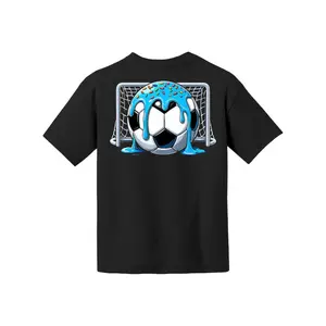 Soccer Drip Youth&Adult T-Shirt – Drippy Soccer Graphic Tee, Trendy Youth Soccer Shirt, Street Style Sports Apparel, Soccer Team Gift