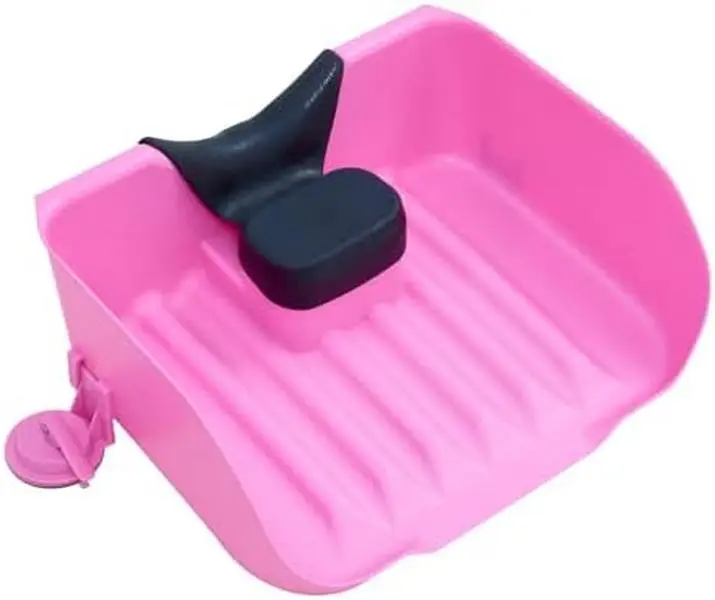 Portable Shampoo Basin for Children,The Elderly,Pregnant Woman,Friends Tear Free Hair Wash at Home(Pink)