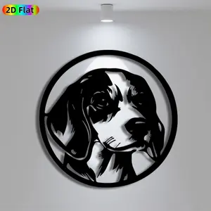 1pc Minimalist Dog Metal Wall Art, Minimalist Dog Statue Mural, Iron Craft, Perfect for Living Room, Garden, Zoo Corner Decor, Silhouette Wall Decor, Intricate Craftsmanship, Christmas Decor, Ideal Gift for Nature Lovers