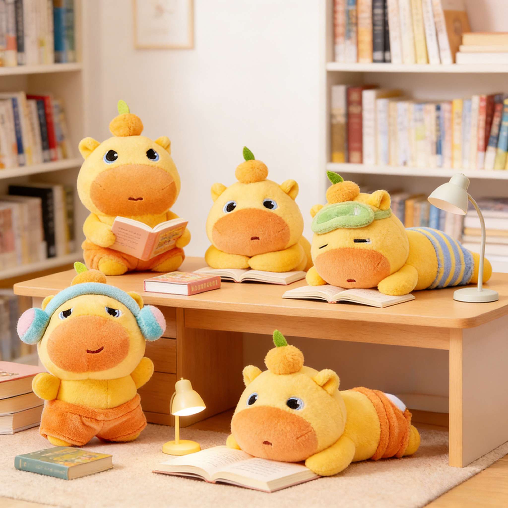 MINISO River Otter “Lulu” Plush Hanging Figurine – Quirky Capybara Toy, Gift for Women