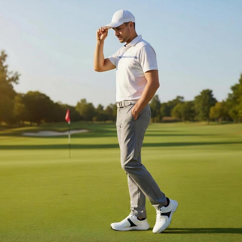 Golf Shoes Mens Waterproof Professional Outdoor Spiked Golf Cleats for Men