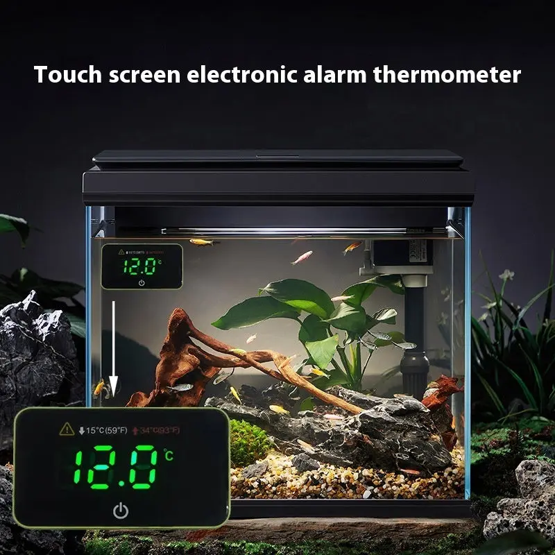 Digital Reptile Tank Thermometer | LCD Touch Temperature Display