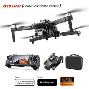 4.3-inch Remote Control,Dual-Camera 8K Brushless Drone,Foldable RC Quadcopter — Featuring Ultra-Long Flight Endurance, Altitude Hold, and Gesture Photography,an Excellent Choice for Gifting.