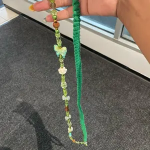 (Custom) Macrame-Beaded Crossbody:Secure Large Clasp for Phones Bags Wallets or Key Rings