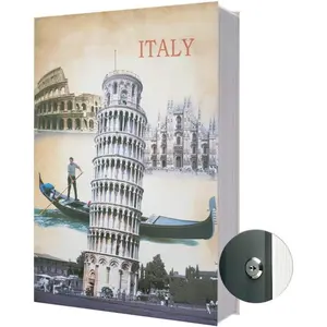 Dictionary Book Shaped Hidden Safe Box with Key Lock Secret Jewelry Storage Box for Home Bedroom Office
