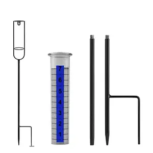 Upgraded Rain Gauge, Freeze Proof Rain Gauge Outdoor Best Rated, Large Clear Num