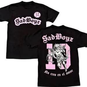 Junior H $ad Boyz Diez Mi Amor T-shirt, Streetwear Vibe, junior h merch, sad boys merch, Cotton Unisex T-shirt, Crew Neck, Size XS- 3XL, Menswear Top, Womenswear Top Underwear Streetwear unisex stylish top fantasy  shirt