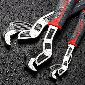 2025 Multifunctional Self-Locking Wrench Set, 6-12 Inch Adjustable Pipe Wrenches, Quick Opening Hand Tools for Water and Heating Pipes