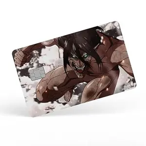 Attack Titan Fight Credit Card Skin, Debit Card Stickers for Anime Fans