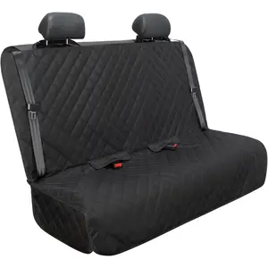Bench  Seat Cover Protector - , Heavy-Duty and Nonslip Pet  Seat Cover for Dogs with Universal Size Fits for ,  & SUVs(Black)