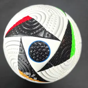 1pc Stylish Black and White Patterned Soft-Touch PU Soccer Ball - Trendy Football for Recreational Play, Training, Casual Games Durable, Lightweight, Easy to Grip