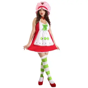 Women's Sassy Strawberry Shortcake Costume