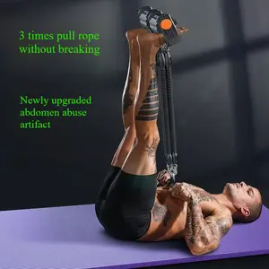 This 5-in-1 multi-purpose training device works as a leg stretcher, resistance band, sit-up helper, exercise pedal and yoga tool, targets arms, legs and core muscles, ideal for home and outdoor workouts.