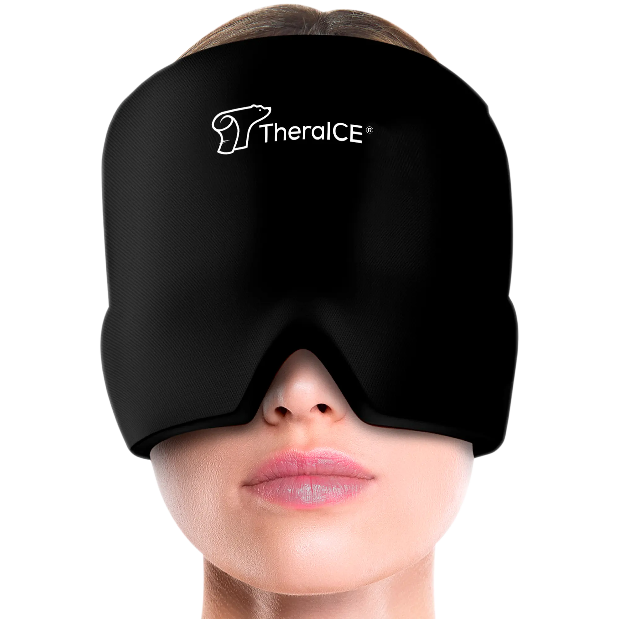 TheraICE | Migraine Relief Hat – Hot & Cold Therapy, 360° Full Coverage, Adaptive Fit System, Blackout Design, Soothing Headache & Stress Relief, Ideal Gift