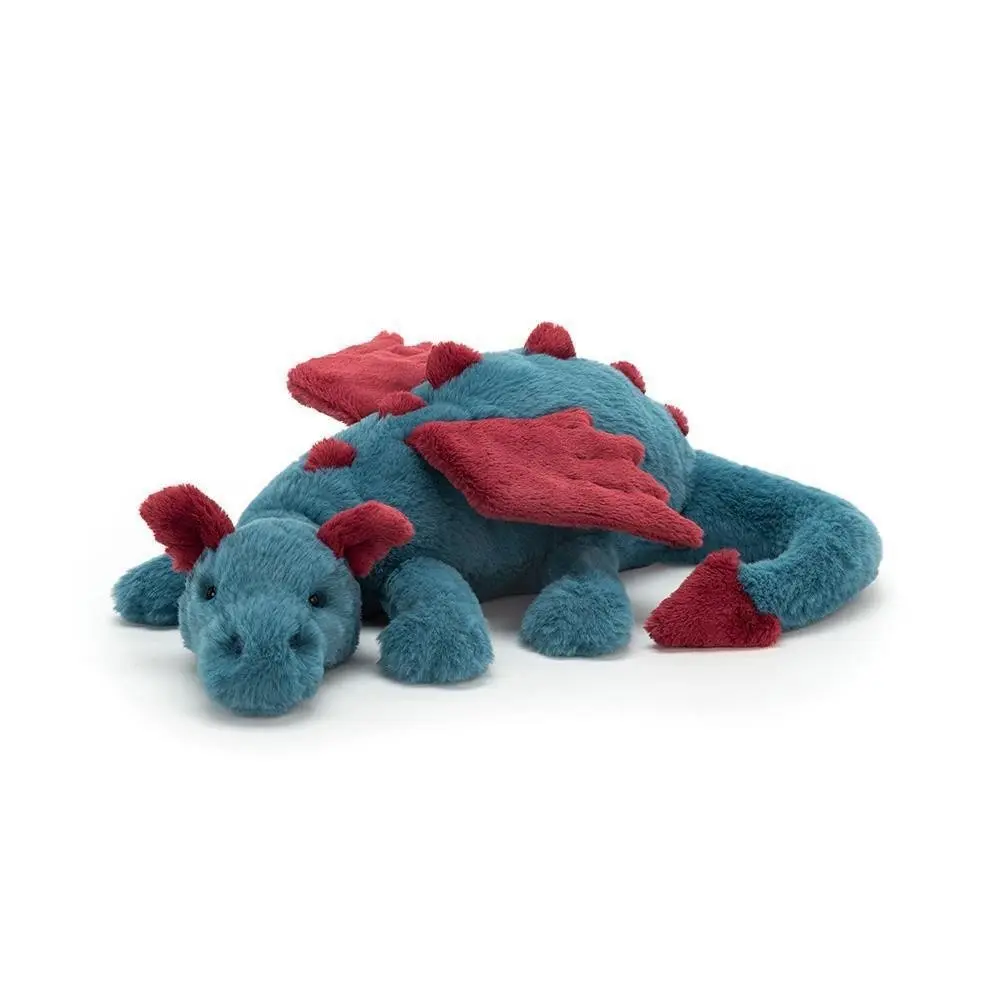 Jellycat Dragon Plush, Soft Stuffed Dragon Toy, Cute Kawaii Dragon Plushie, Adorable Collectible, Cuddly Fantasy Gift & Cozy Room Decor