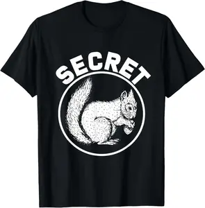 100% Cotton Secret Squirrel T-Shirt Casual Graphic Printed Tee