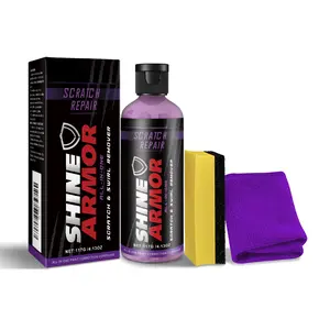 Shine Armor Car Scratch Repair Liquid Paint Surface Remover Automotive Scratch Filler Polish Coating Restoration Protective Glossy Finish Car Paint Care Treatment