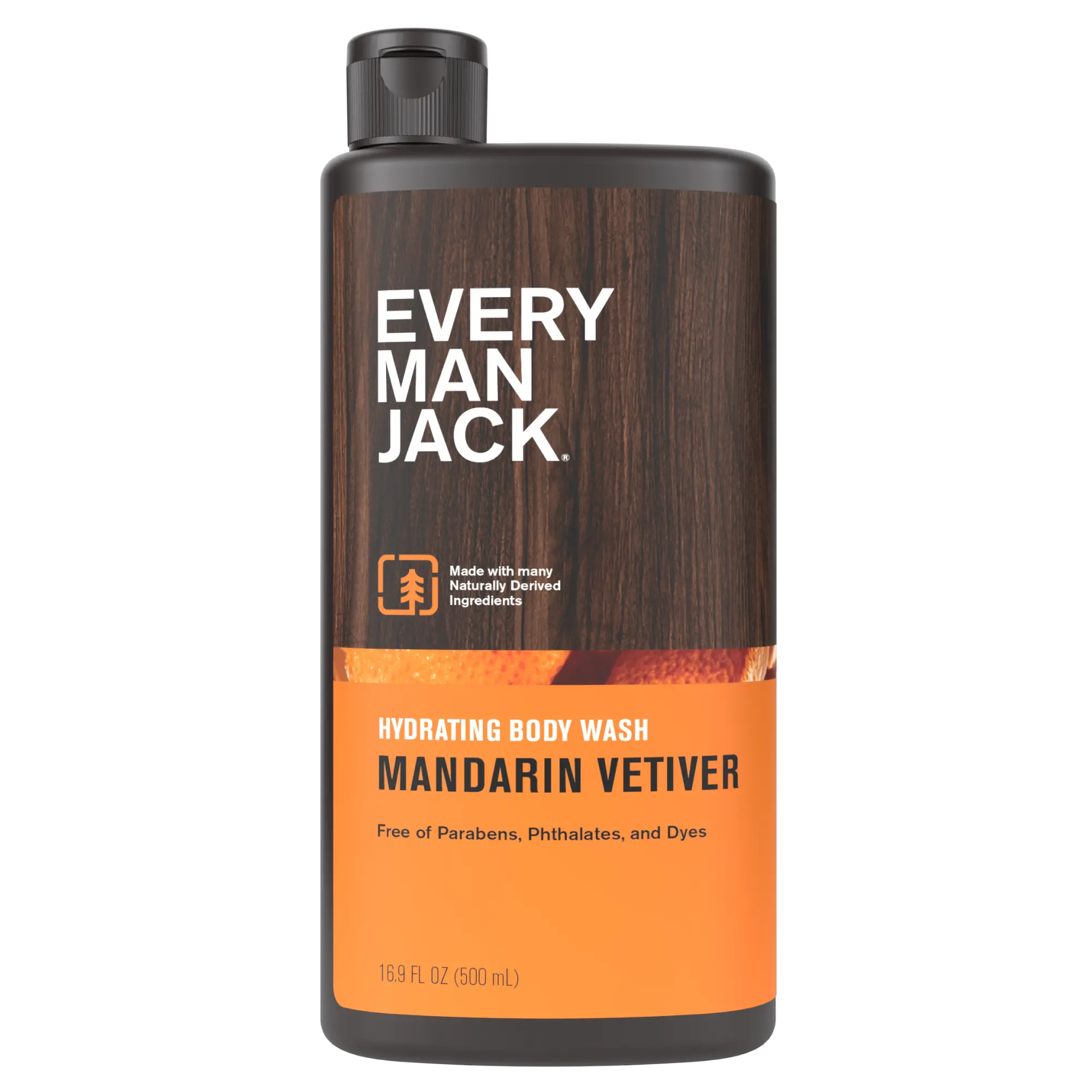 Every Man Jack Men’s Body Wash, Hydrating Body Soap With Glycerin, Dye, Phthalate and Paraben Free Bodywash – Scented 16.9 Fl Oz