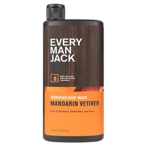 Every Man Jack Men’s Body Wash, Hydrating Body Soap With Glycerin, Dye, Phthalate and Paraben Free Bodywash – Scented 16.9 Fl Oz