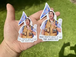 Bobby Boucher High Quality H2O Sticker from The Waterboy