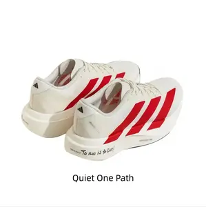 Sleek athletic performance trainers with thick wide cushion midsole and supportive structured heel panel