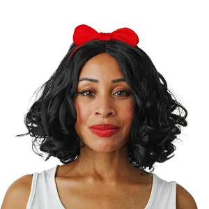 Black Snow White-Inspired Adult Costume Wig | One Size
