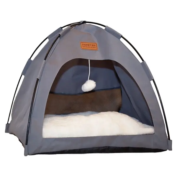 Foldable Pet Tent Bed, Breathable Indoor-Outdoor Pet Resting Shelter for Small Dogs and Cats