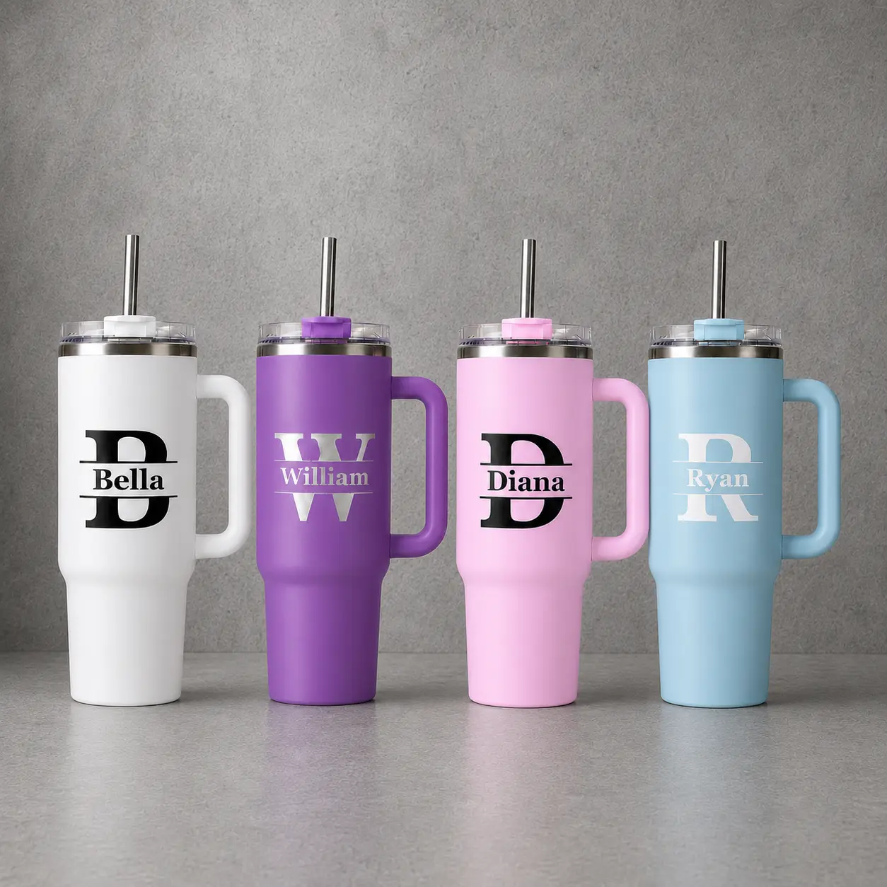 Personalized Name Tumbler, Custom Tumblers with Name Bottle, Write your name on the note