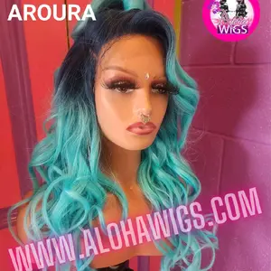 Aroura 2.0 - Mannequin with Turquoise Hair, Piercings, and Makeup, Ideal for Fashion and Personalization