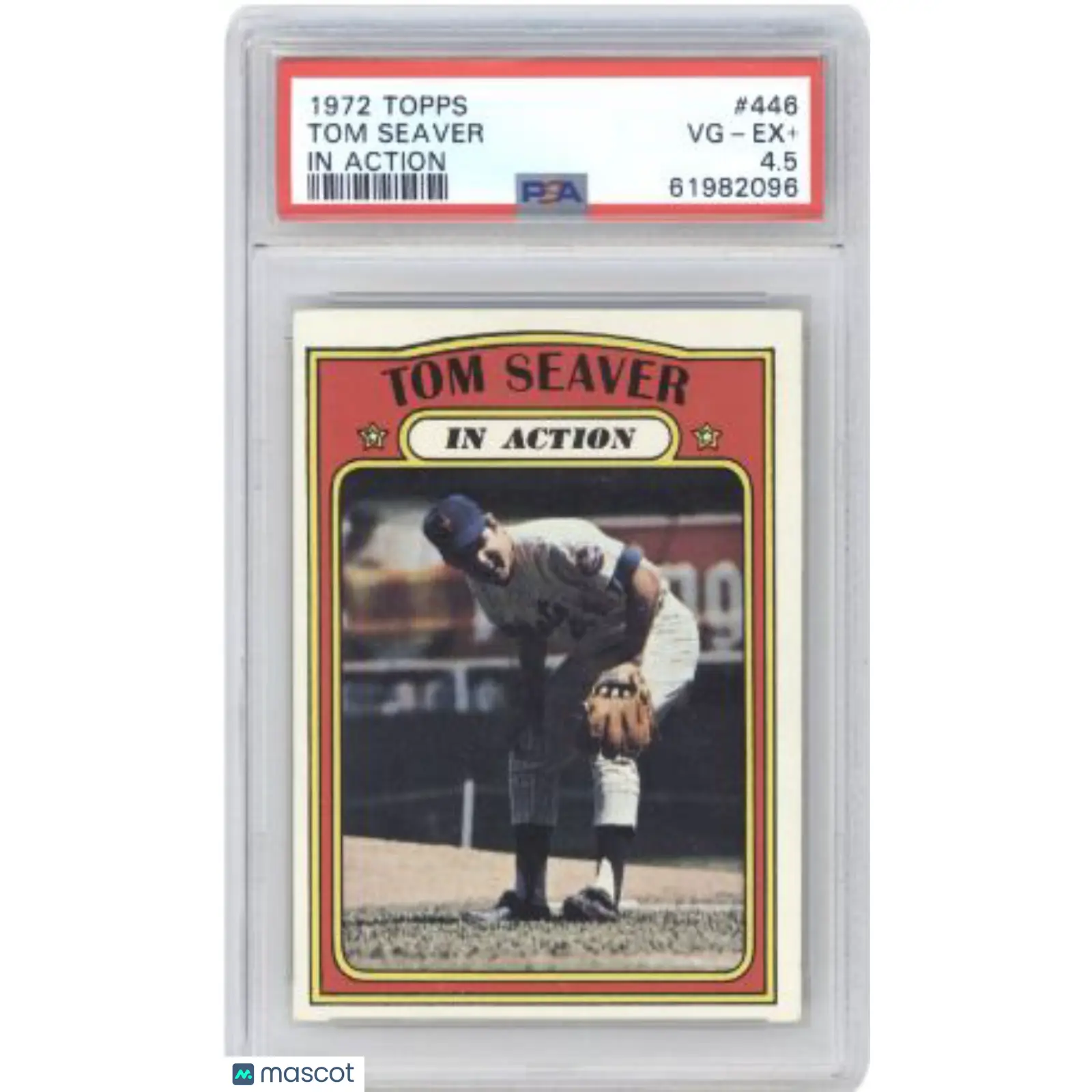 Tom Seaver PSA 1972 Topps #446 In Action Baseball 4.5