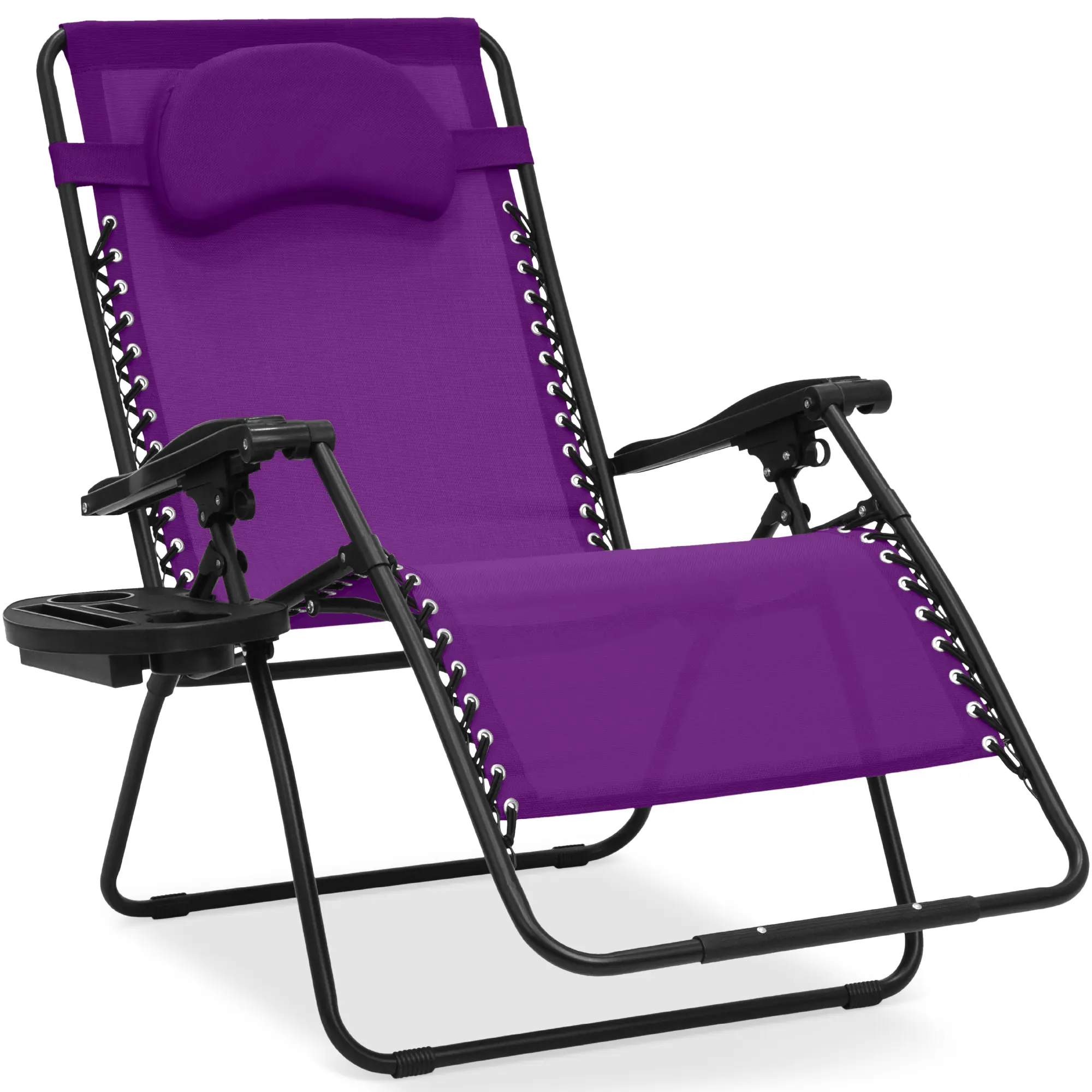 Best Choice Products Oversized Zero Gravity Chair, Folding Outdoor Patio Recliner w/ Cup Holder