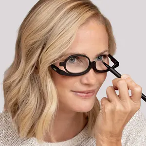 Vicci Eyewear Makeup Glasses for Clear Vision Magnifying mirror Quality Eyeglasses Crystal Cosmetic Daily