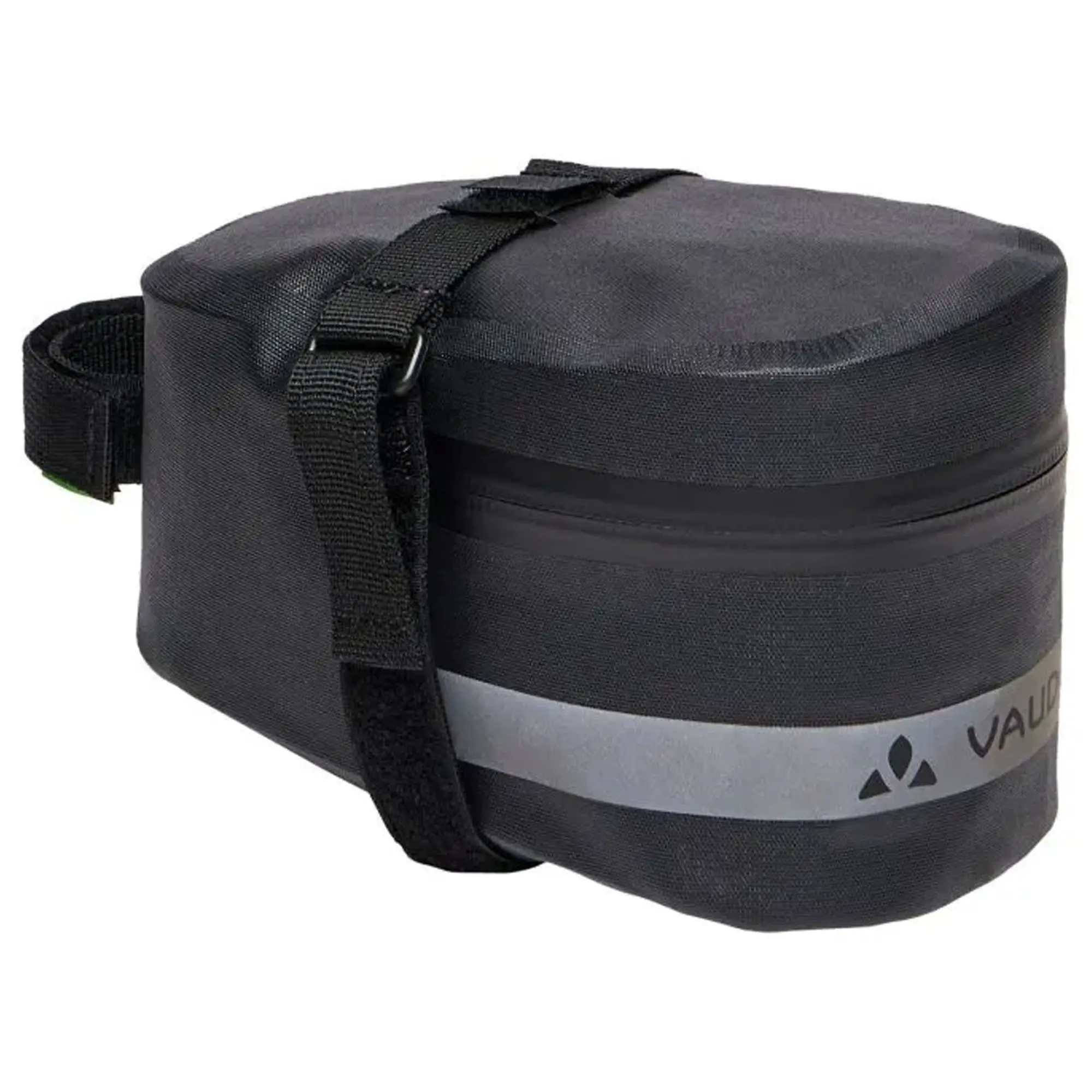 VAUDE Tool Aqua XL Waterproof Saddle Bag for Bikes - 1.7L XL Volume, Environmentally-Friendly with Reflective Piping, Saddlebag Accessories, Gravel Riders, Hf-Welding, Functional Products, Hook & Loop
