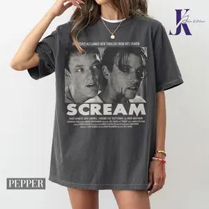Scream Vintage Halloween Shirts, Halloween Gif, Billy Loomis Shirt, Horror Movie Tee, Spooky Season Shirts, Halloween Party 2025 Top Womenswear