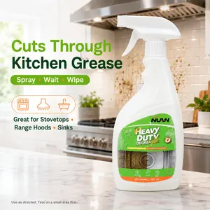 Powerful Kitchen Cleaner – 500ml NUAN spray removes tough grease from ovens, stovetops, and all kitchen surfaces.-MY0522