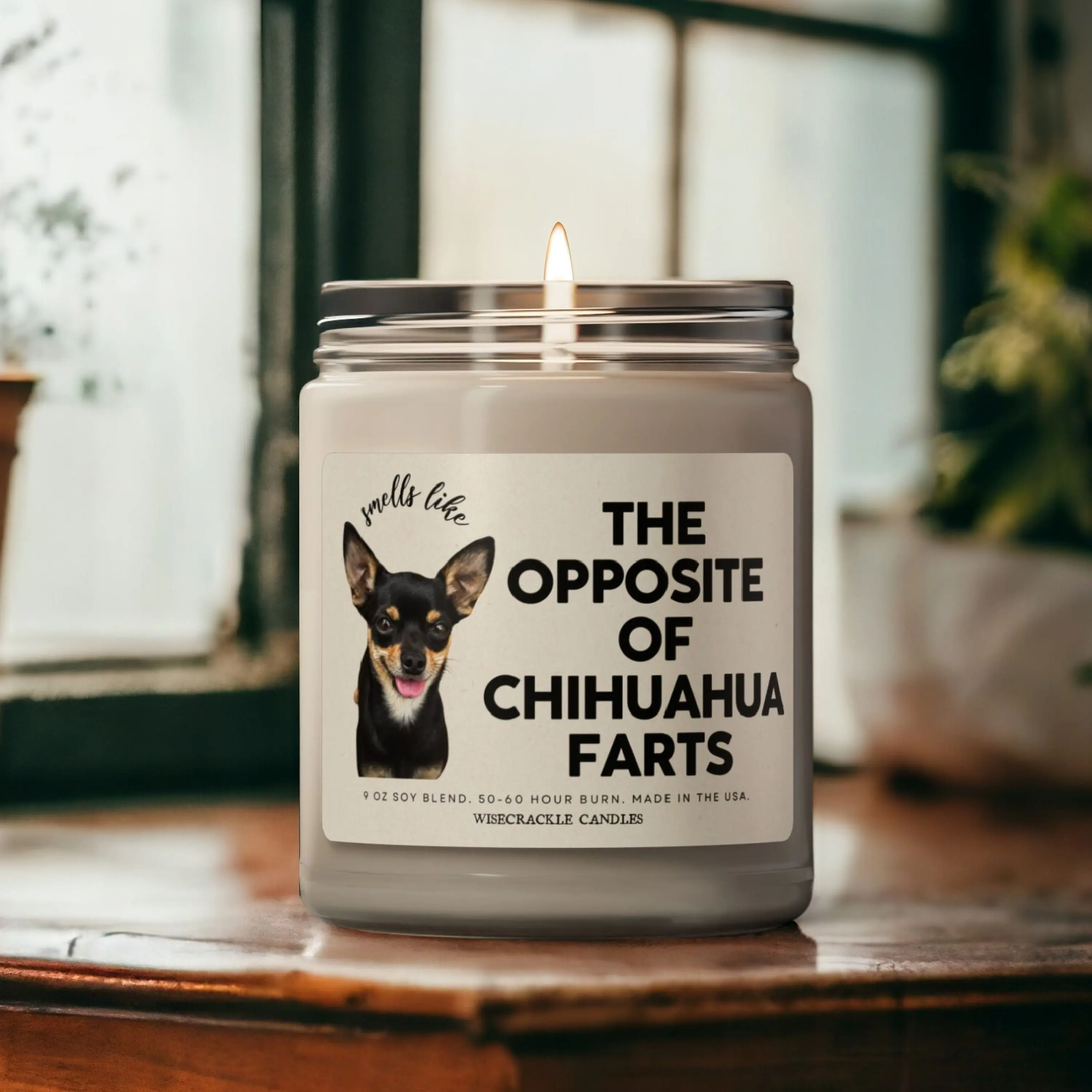 Chihuahua Dog Gift, Funny Dog Candle, Chihuahua Owner Gift, Dog Fart Candle, Funny Candle Gift, Gift for Dog Owners, Chihuahua Lover Gift=