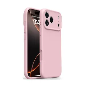 Phone Case for iPhone 17/16/15/14 Plus/13 Pro Max Comfortable Dopamine Color Matte Soft iPhone Case, Anti-Fingerprint & All-Round Anti-Drop Protection, Slim Liquid Silicone Phone Cases, Phone Accessory for iPhone 17 Pro Max
