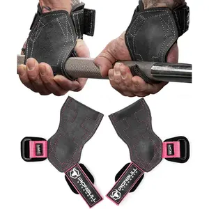EZ Gripz PRO V2 Lifting Grips for Weightlifting: Weight Lifting Straps for Gym with Adjustable Wrist Neoprene Padding Gripps - Lifting Hooks, Wrist Wraps & Gloves Alternative for Deadlifts & Rows